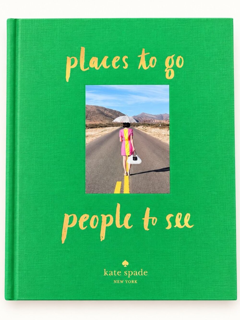Kate Spade Places to Go People to See Coffee Table Book Green Hardcover